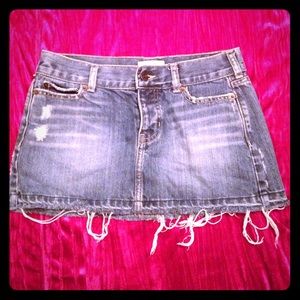 Hollister Jean skirt size 1