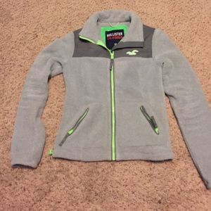 hollister fleece jacket