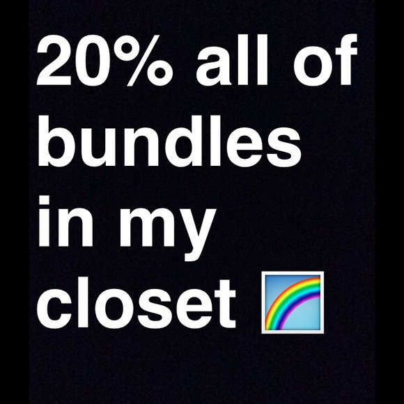 Bundle anything you like in my closet!!!!
