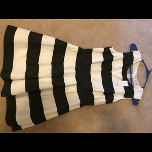 Navy and white GAP dress