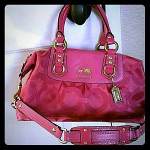 Pink Coach Ashley Purse
