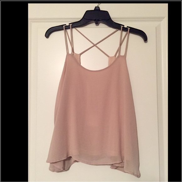 Nude colored tank from boutique. NWT