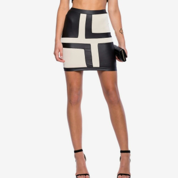 Colorblock skirt