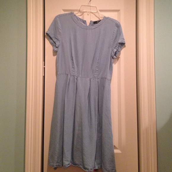H&M Faux Denim Dress