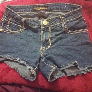 Denim shorts