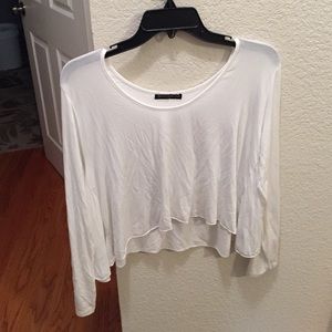 Flowy white top from Brandy Melville