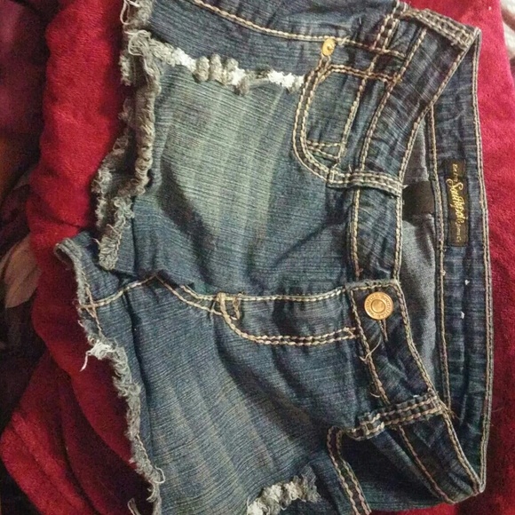 Denim shorts