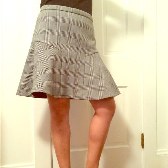 J.Crew Plaza In Glen Plaid Mini Skirt, size 6