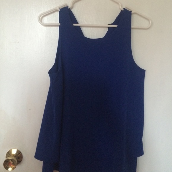 Cobalt blue blouse