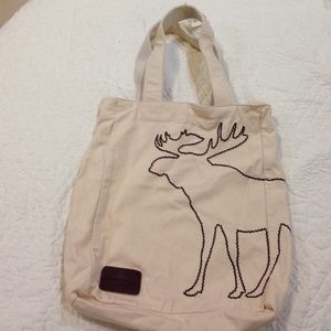 Cream Abercrombie tote
