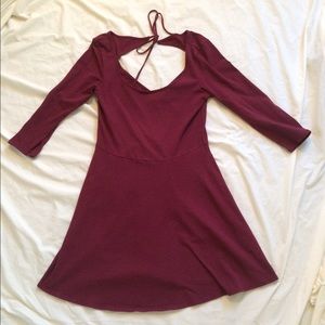 Maroon dress