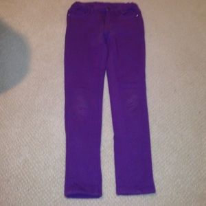 Vigoss girls 8 purple jeggings