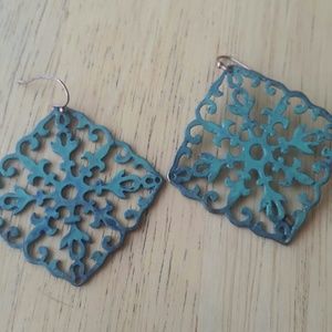 Copper earrings