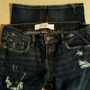 SOLD Abercrombie & Fitch dark wash skinny jeans