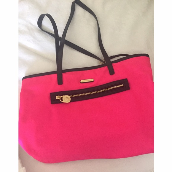 Michael Kors Neon Pink Nylon Tote