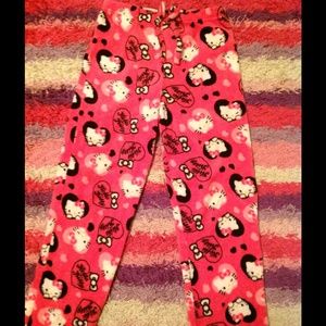 Hot Pink Hello Kitty Pajama Pants