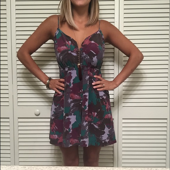 Button Up Front Ecote Dress