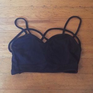 Brandy Melville black Jeanne Bralette