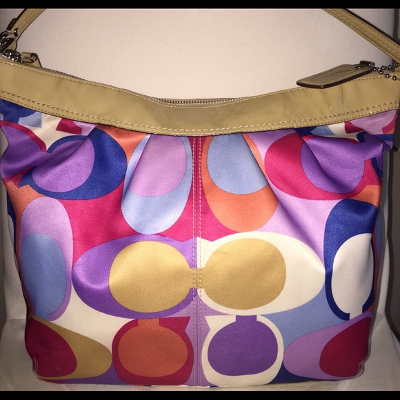 Coach Scarf print bag