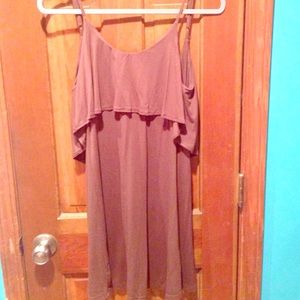 Low back dark green sundress
