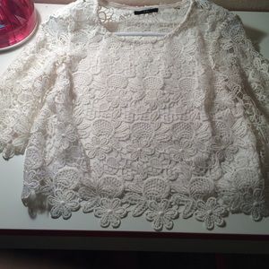 White Forever 21 blouse