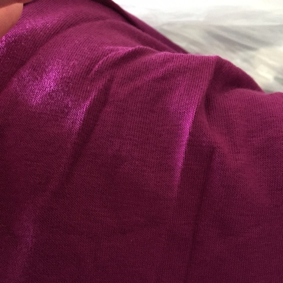 🏆H.P.🏆Magenta Long Sleeve Dolman Top - Picture 2 of 3