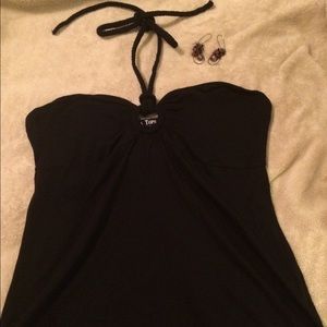 ❌SOLD❌Black Halter Victoria Secret Top