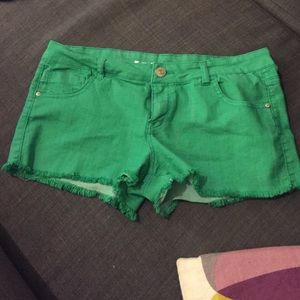 NWOT Green Shorts size 13