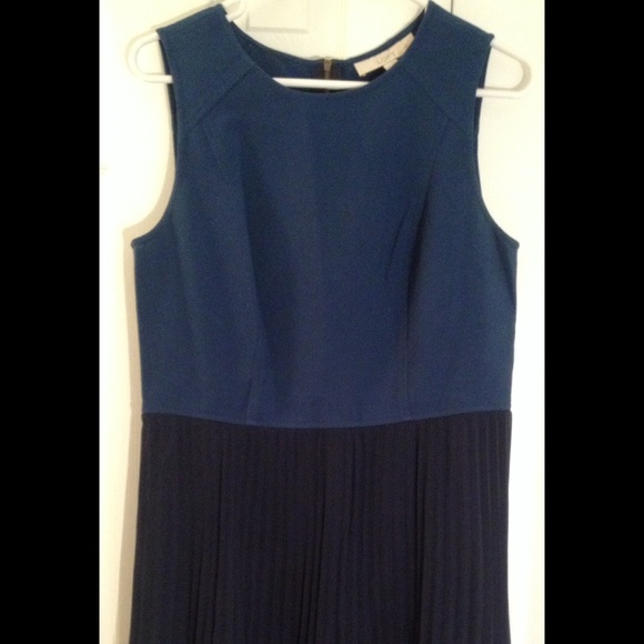 Two toned blue dress