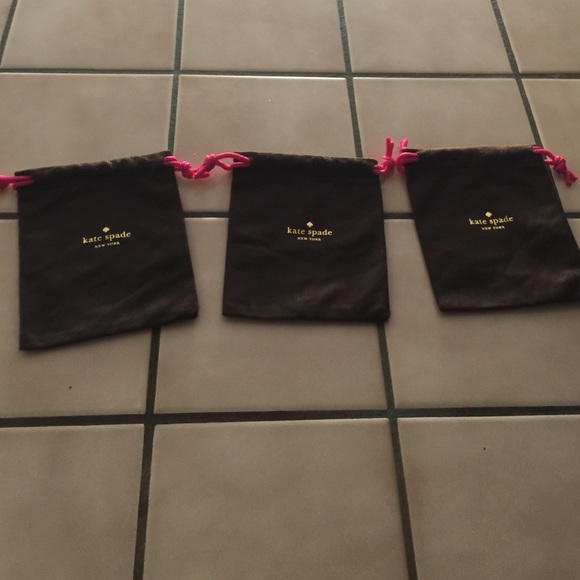 Authentic Kate Spade jewelry dust bags.
