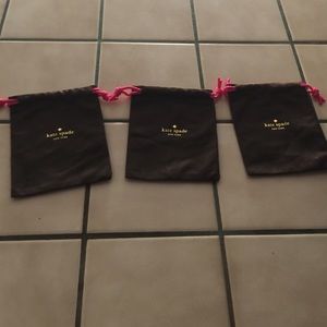 Authentic Kate Spade jewelry dust bags.