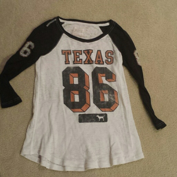 VS Pink Texas Baseball Tee