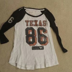 VS Pink Texas Baseball Tee