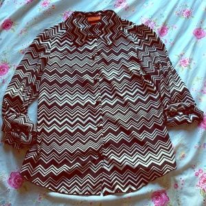Missoni for Target zig zag blouse