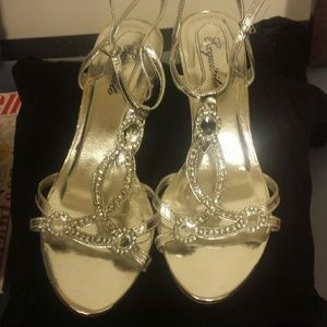 Silver shoes