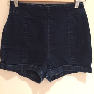 High waisted shorts
