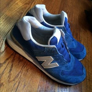 Blue/ silver New Balance