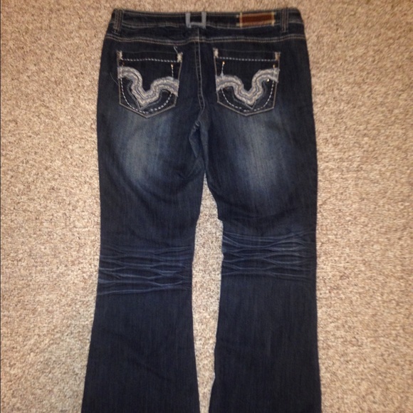Hydraulic boot cut jeans