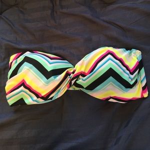 Malibu Twist Bandeau Bikini Top size L