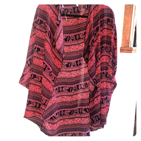 Tribal Pattern Kimono / Cardigan Outerware