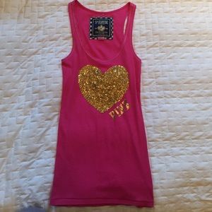 VS PINK sequined tank top