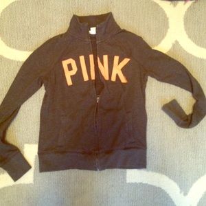 PINK zip up sweatshirt