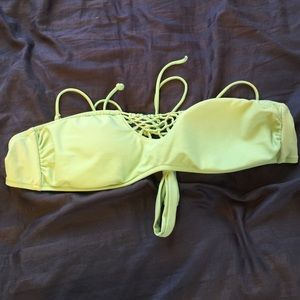 Ripcurl bandeau bikini top mint