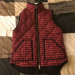 J. Crew Buffalo Plaid Excursion Vest Small