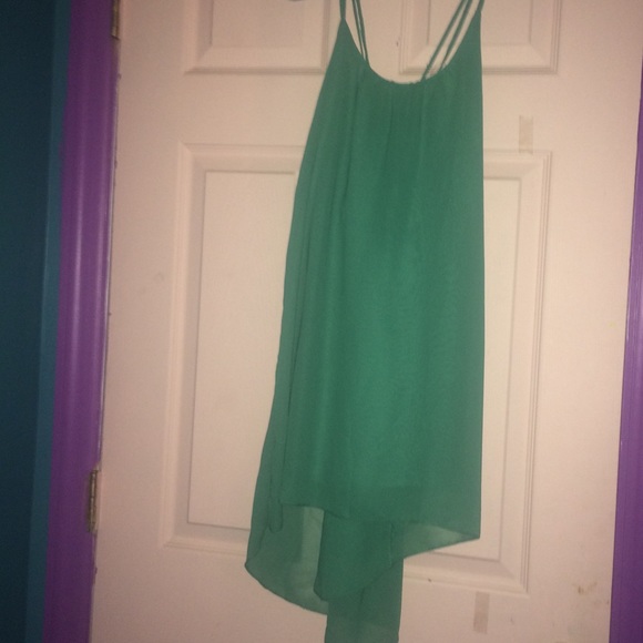 Green High Low Dress