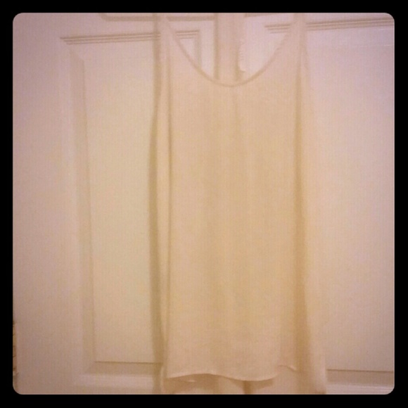High &low white top