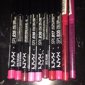 Nyx makeup cosmetics 10 lip liner bundle