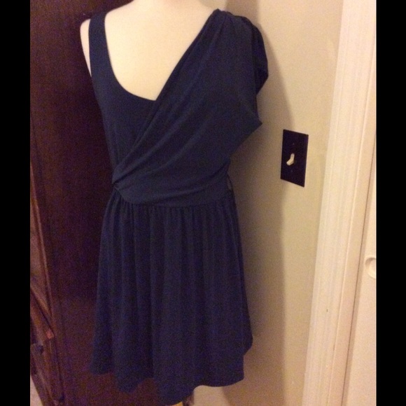 LAST CHANCE Charlotte Russe navy blue dress sz M
