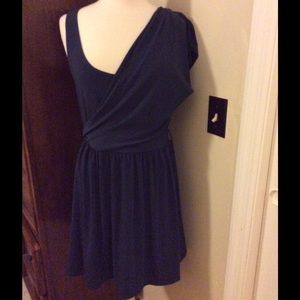 LAST CHANCE Charlotte Russe navy blue dress sz M