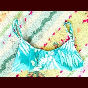Hollister blue swim top